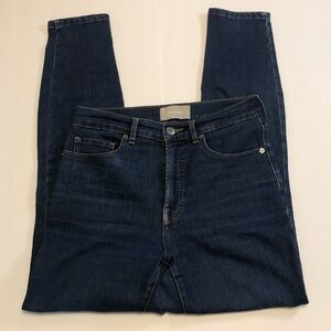 𝅺EVERLANE High Rise Skinny Dark Wash Ladies Jeans Size 27 Regular